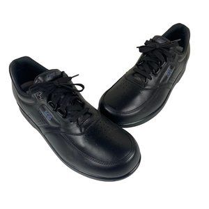 NEW SAS Time Out Walking Shoes Sneakers Men's Size 10 S Black Leather Casual